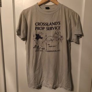 Vintage comic advertising tee